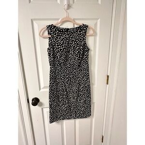 ABstudio size 2 black and white polka dot dress